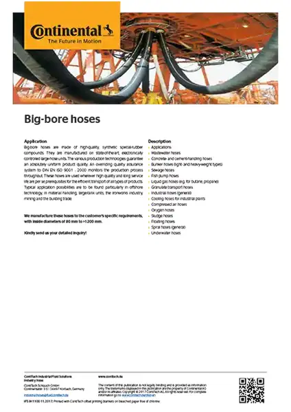 Big-bore Hoses