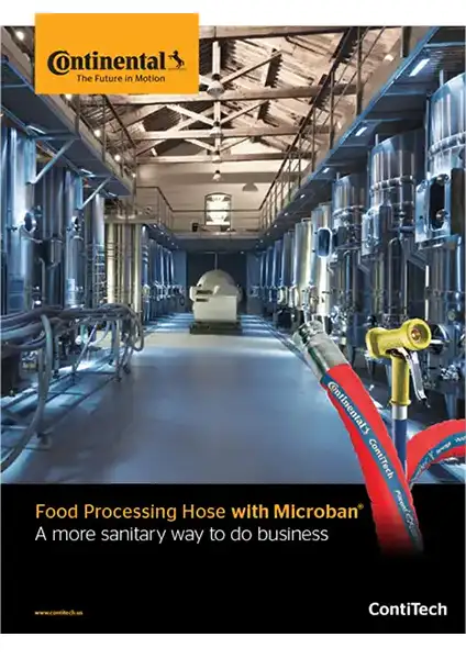 Food Processing Hoses with Microban